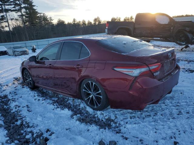 4T1B11HK2JU596123 - 2018 TOYOTA CAMRY L MAROON photo 2