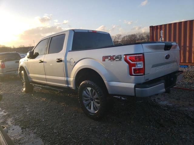 1FTEW1E57JKE56419 - 2018 FORD F150 SUPERCREW SILVER photo 2