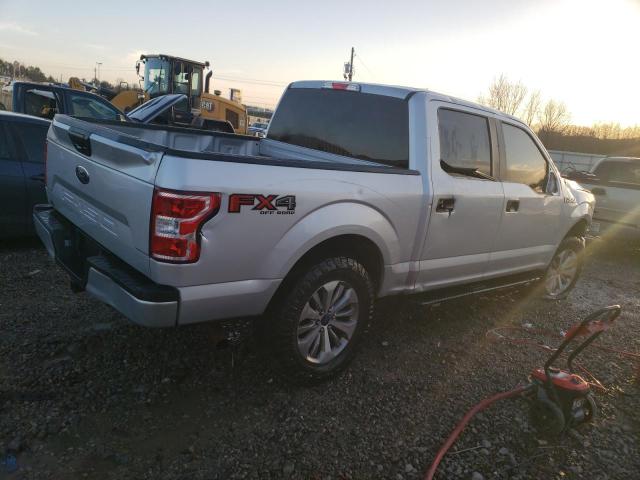 1FTEW1E57JKE56419 - 2018 FORD F150 SUPERCREW SILVER photo 3