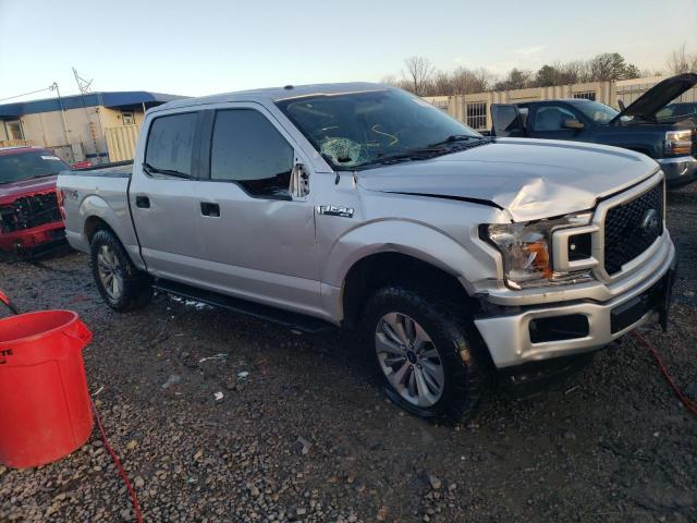 1FTEW1E57JKE56419 - 2018 FORD F150 SUPERCREW SILVER photo 4