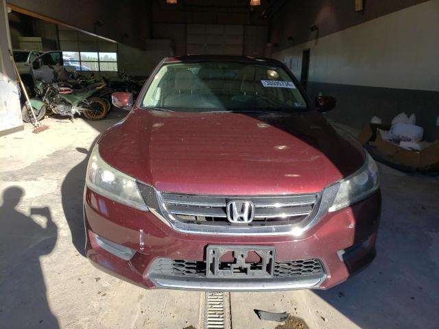 1HGCR2F33DA075308 - 2013 HONDA ACCORD LX BURGUNDY photo 5