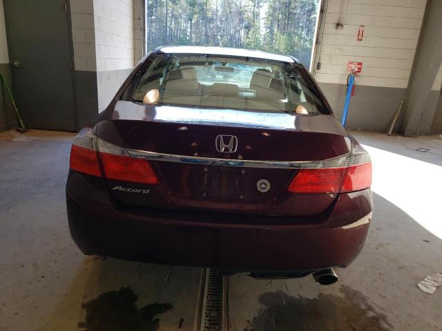 1HGCR2F33DA075308 - 2013 HONDA ACCORD LX BURGUNDY photo 6