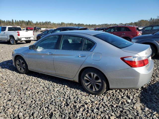 1HGCR2F30FA034945 - 2015 HONDA ACCORD LX SILVER photo 2