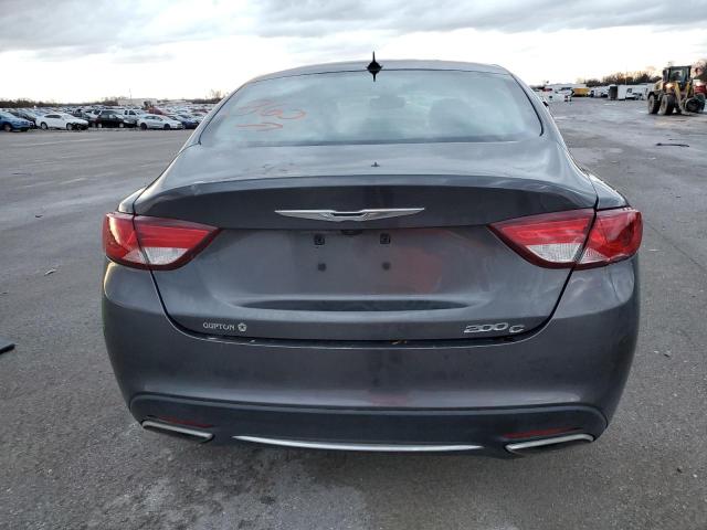 1C3CCCCG8FN514290 - 2015 CHRYSLER 200 C GRAY photo 6