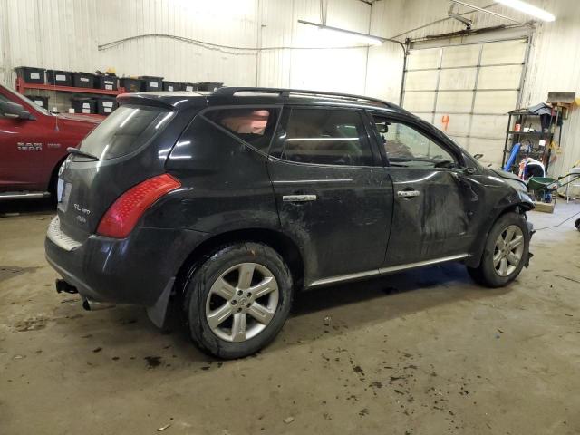 JN8AZ08W27W626101 - 2007 NISSAN MURANO SL BLACK photo 3