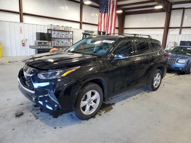 5TDCZRAH9NS539913 - 2022 TOYOTA HIGHLANDER L BLACK photo 1