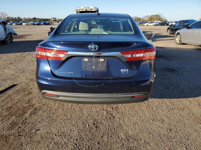 4T1BD1EB9DU017015 - 2013 TOYOTA AVALON HYBRID BLUE photo 6