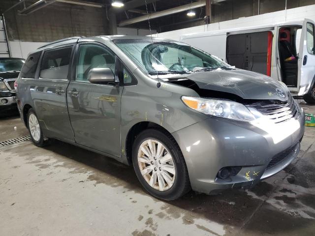 5TDJK3DC9BS016959 - 2011 TOYOTA SIENNA LE GREEN photo 4