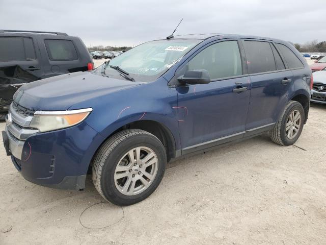 2FMDK3GCXCBA33325 - 2012 FORD EDGE SE BLUE photo 1