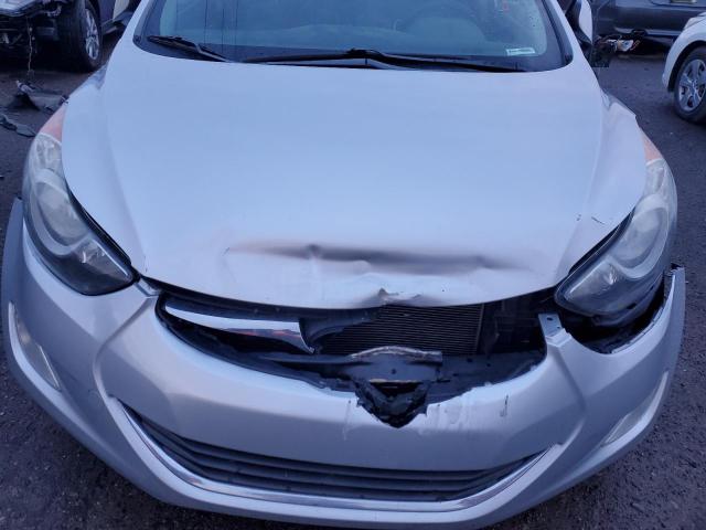 5NPDH4AE1DH231574 - 2013 HYUNDAI ELANTRA GLS SILVER photo 11