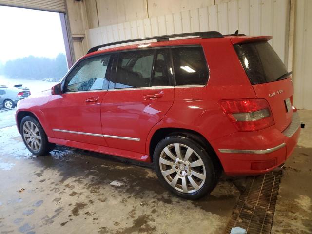 WDCGG8HB1AF420194 - 2010 MERCEDES-BENZ GLK 350 4MATIC RED photo 2