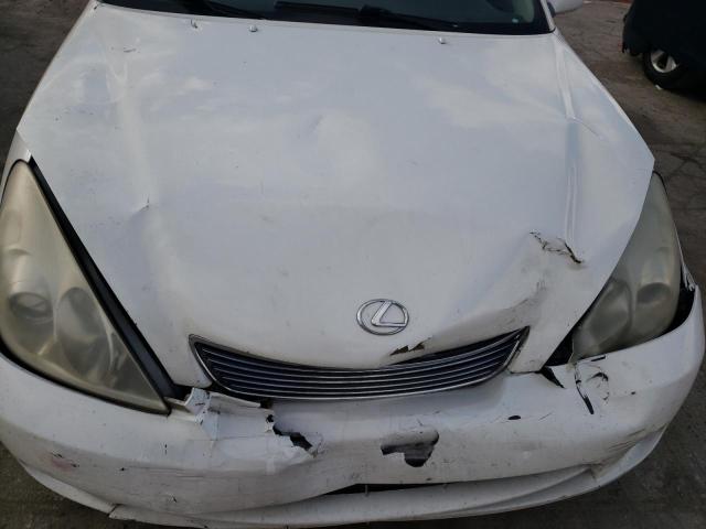 JTHBA30G155133542 - 2005 LEXUS ES 330 WHITE photo 11