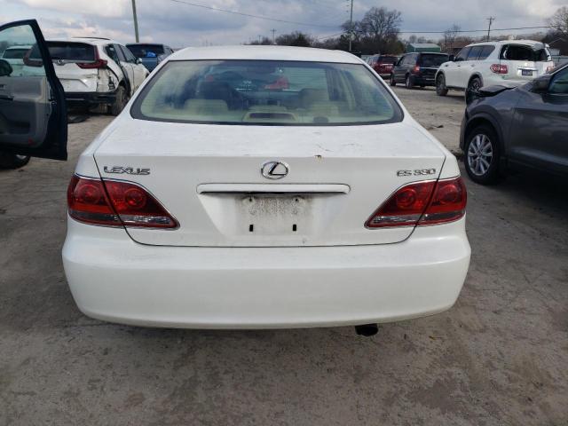 JTHBA30G155133542 - 2005 LEXUS ES 330 WHITE photo 6