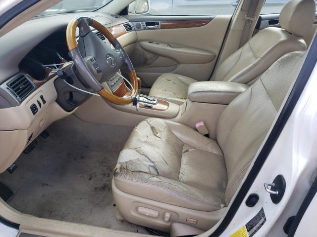 JTHBA30G155133542 - 2005 LEXUS ES 330 WHITE photo 7