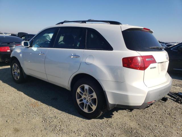 2HNYD28487H553635 - 2007 ACURA MDX TECHNOLOGY WHITE photo 2