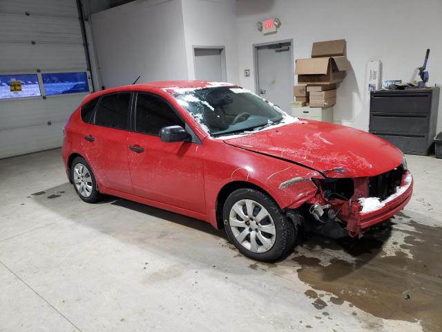 JF1GH61628H819754 - 2008 SUBARU IMPREZA 2.5I RED photo 4