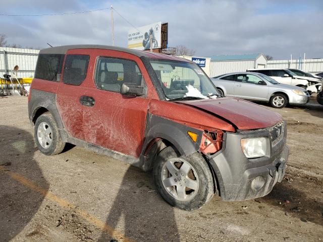 5J6YH18593L016941 - 2003 HONDA ELEMENT EX ORANGE photo 4