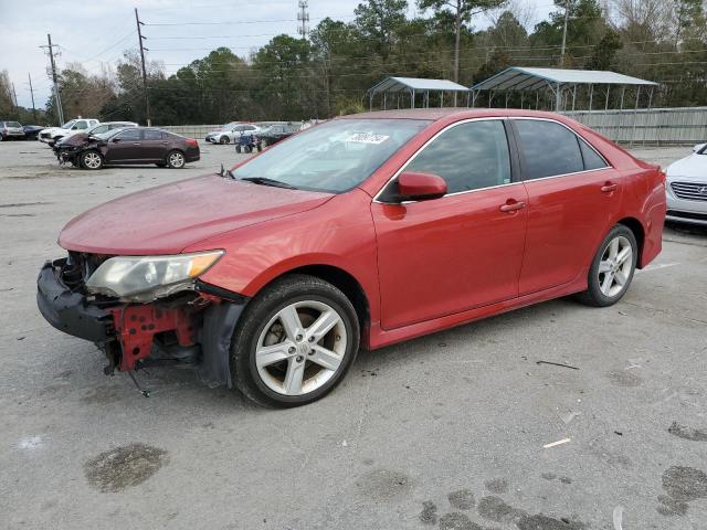 4T1BF1FK5CU606991 - 2012 TOYOTA CAMRY BASE RED photo 1