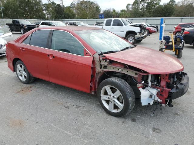 4T1BF1FK5CU606991 - 2012 TOYOTA CAMRY BASE RED photo 4