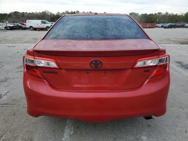 4T1BF1FK5CU606991 - 2012 TOYOTA CAMRY BASE RED photo 6