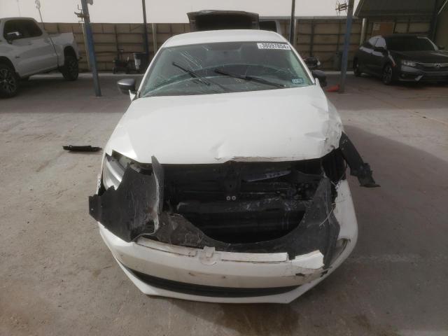 3VW2K7AJ5DM205476 - 2013 VOLKSWAGEN JETTA BASE WHITE photo 5