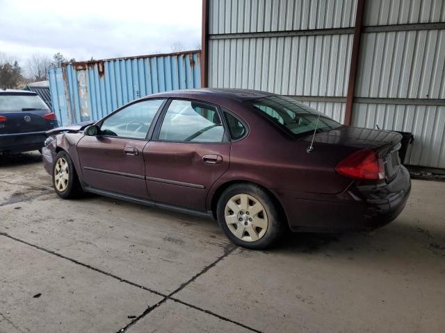 1FAFP52U41A156062 - 2001 FORD TAURUS LX MAROON photo 2