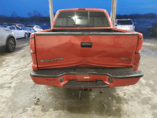 1GTDT13W02K195538 - 2002 GMC SONOMA RED photo 6