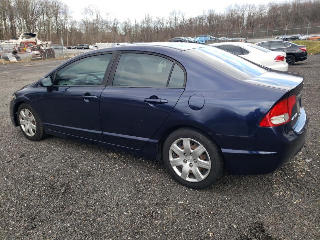 2HGFA1F58BH542219 - 2011 HONDA CIVIC LX BLUE photo 2