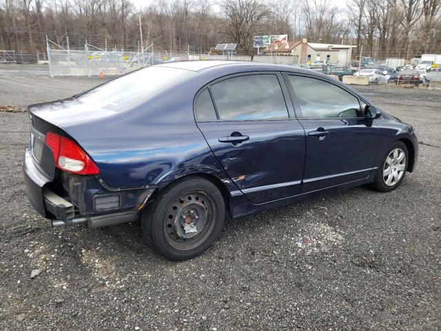 2HGFA1F58BH542219 - 2011 HONDA CIVIC LX BLUE photo 3