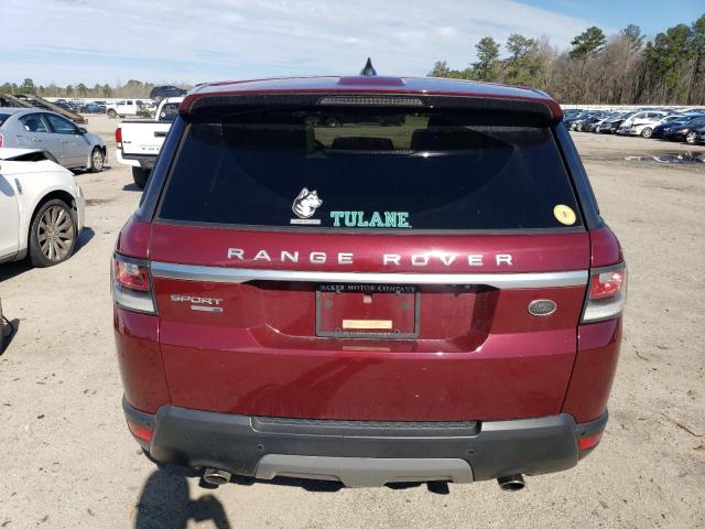 SALWG2FV6HA669876 - 2017 LAND ROVER RANGE ROVE SE BURGUNDY photo 6