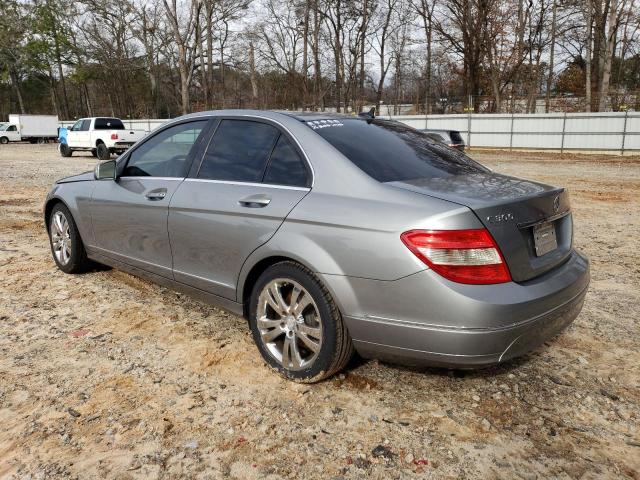 WDDGF5EB9BA449815 - 2011 MERCEDES-BENZ C 300 SILVER photo 2