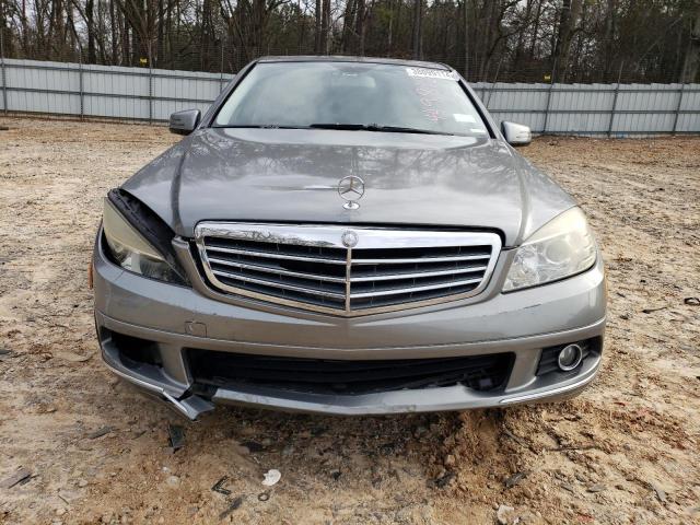 WDDGF5EB9BA449815 - 2011 MERCEDES-BENZ C 300 SILVER photo 5