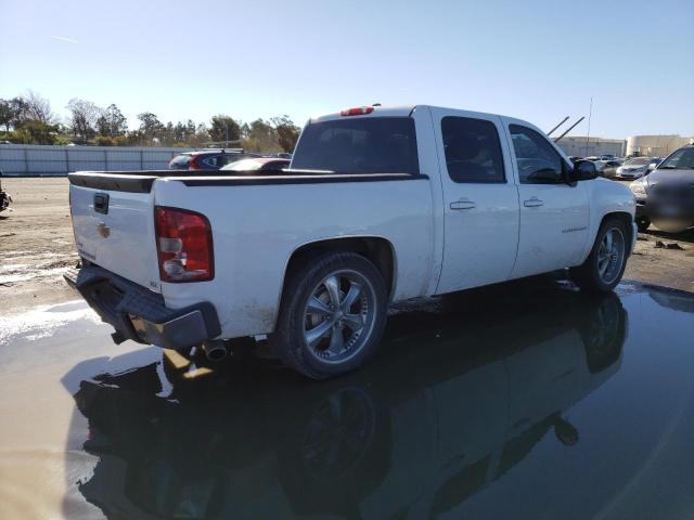 3GCEC13027G550594 - 2007 CHEVROLET SILVERADO C1500 CREW CAB WHITE photo 3