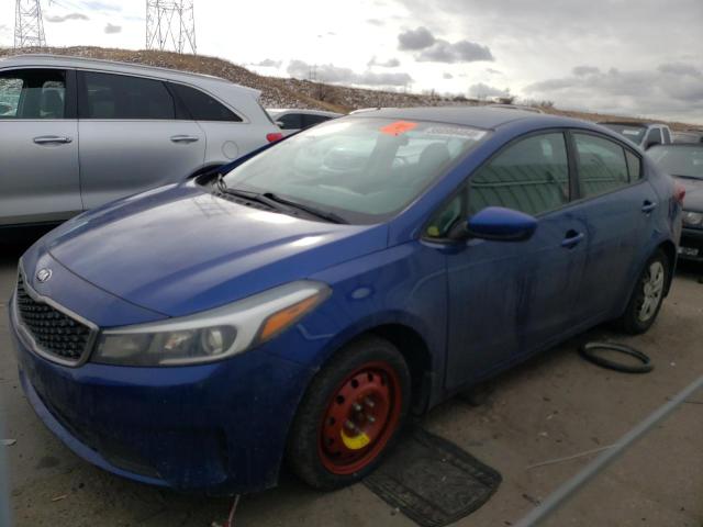 3KPFK4A7XHE069823 - 2017 KIA FORTE LX BLUE photo 1