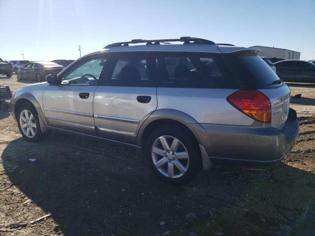 4S4BP61C567332687 - 2006 SUBARU LEGACY OUTBACK 2.5I SILVER photo 2