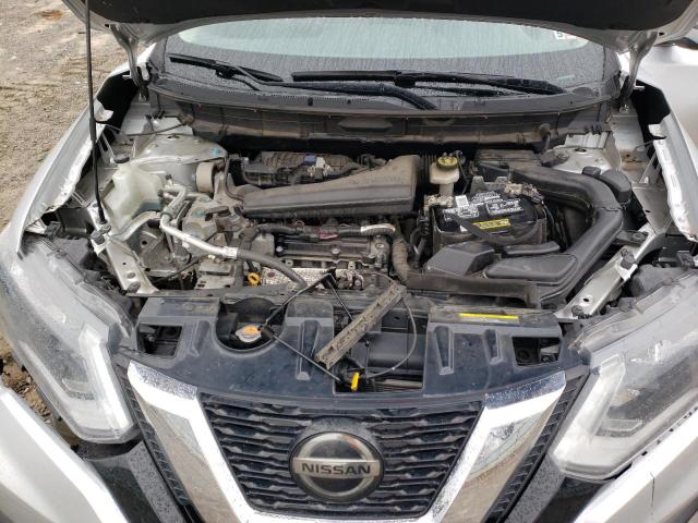 KNMAT2MV0KP509383 - 2019 NISSAN ROGUE S SILVER photo 11