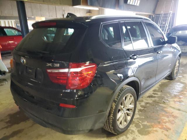 5UXWX9C59E0D32240 - 2014 BMW X3 XDRIVE28I BLACK photo 3