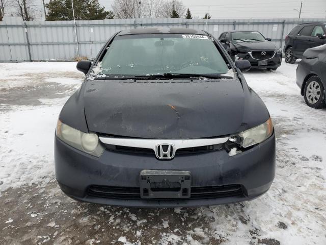 2HGFA16528H027371 - 2008 HONDA CIVIC LX BLACK photo 5