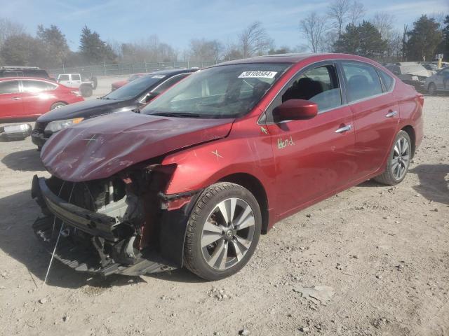 3N1AB7AP5KY361089 - 2019 NISSAN SENTRA S RED photo 1