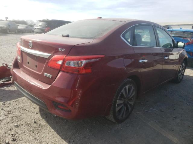 3N1AB7AP5KY361089 - 2019 NISSAN SENTRA S RED photo 3
