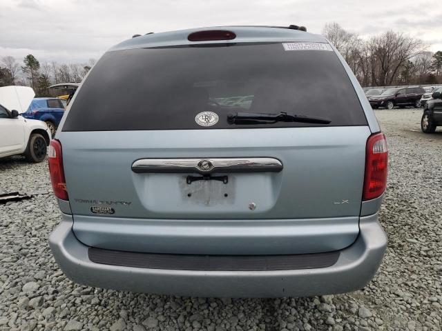 2C8GP44343R241719 - 2003 CHRYSLER TOWN & COU LX BLUE photo 6