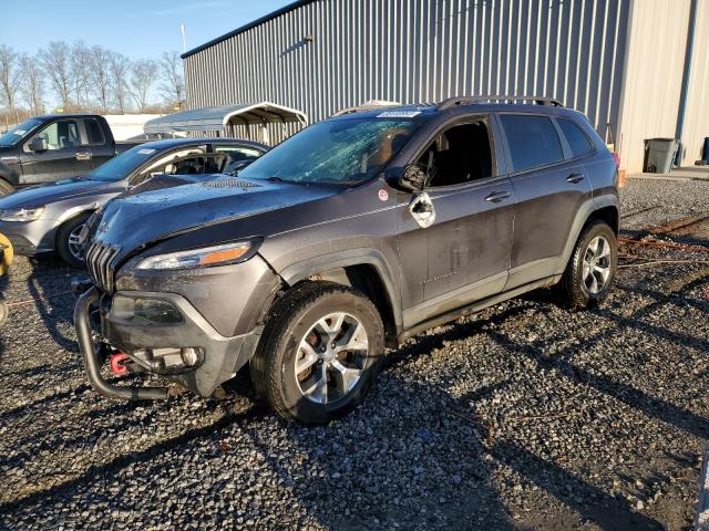 1C4PJMBB6EW233855 - 2014 JEEP CHEROKEE TRAILHAWK GRAY photo 1