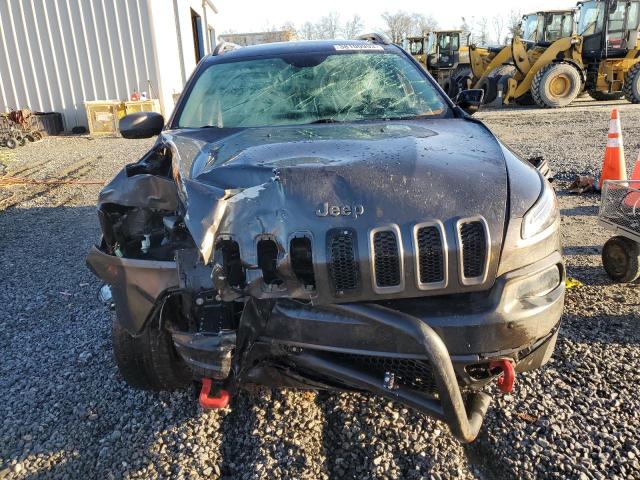 1C4PJMBB6EW233855 - 2014 JEEP CHEROKEE TRAILHAWK GRAY photo 5