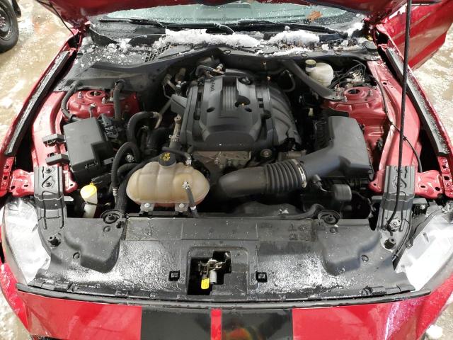 1FATP8UH1L5102928 - 2020 FORD MUSTANG RED photo 11