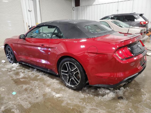 1FATP8UH1L5102928 - 2020 FORD MUSTANG RED photo 2