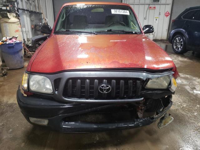 5TENL42N24Z431653 - 2004 TOYOTA TACOMA RED photo 5