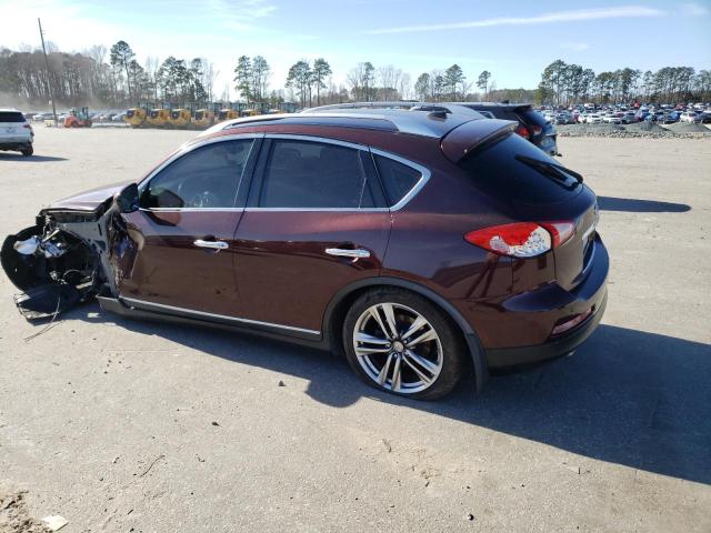 JN1AJ0HP7BM800683 - 2011 INFINITI EX35 BASE მუქწითელი ფოტო 2