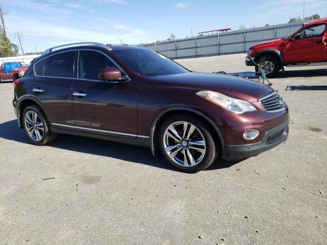 JN1AJ0HP7BM800683 - 2011 INFINITI EX35 BASE მუქწითელი ფოტო 4