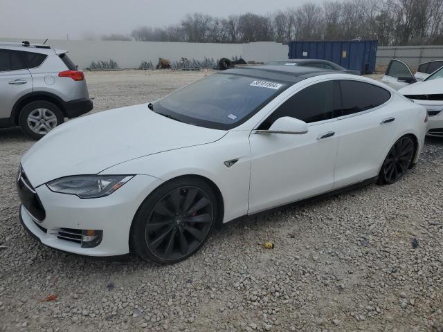 5YJSA1DP9DFP06474 - 2013 TESLA MODEL S თეთრი ფოტო 1
