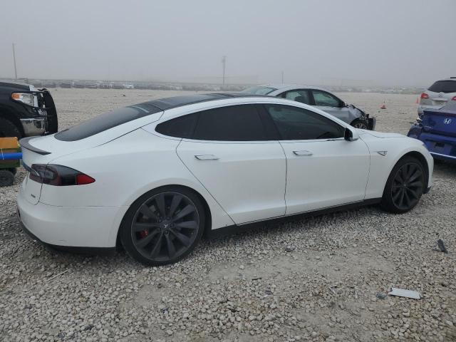 5YJSA1DP9DFP06474 - 2013 TESLA MODEL S WHITE photo 3